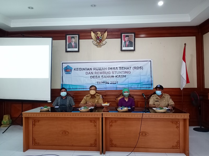 Kegiatan Rembug Stunting Desa Sanur Kauh
