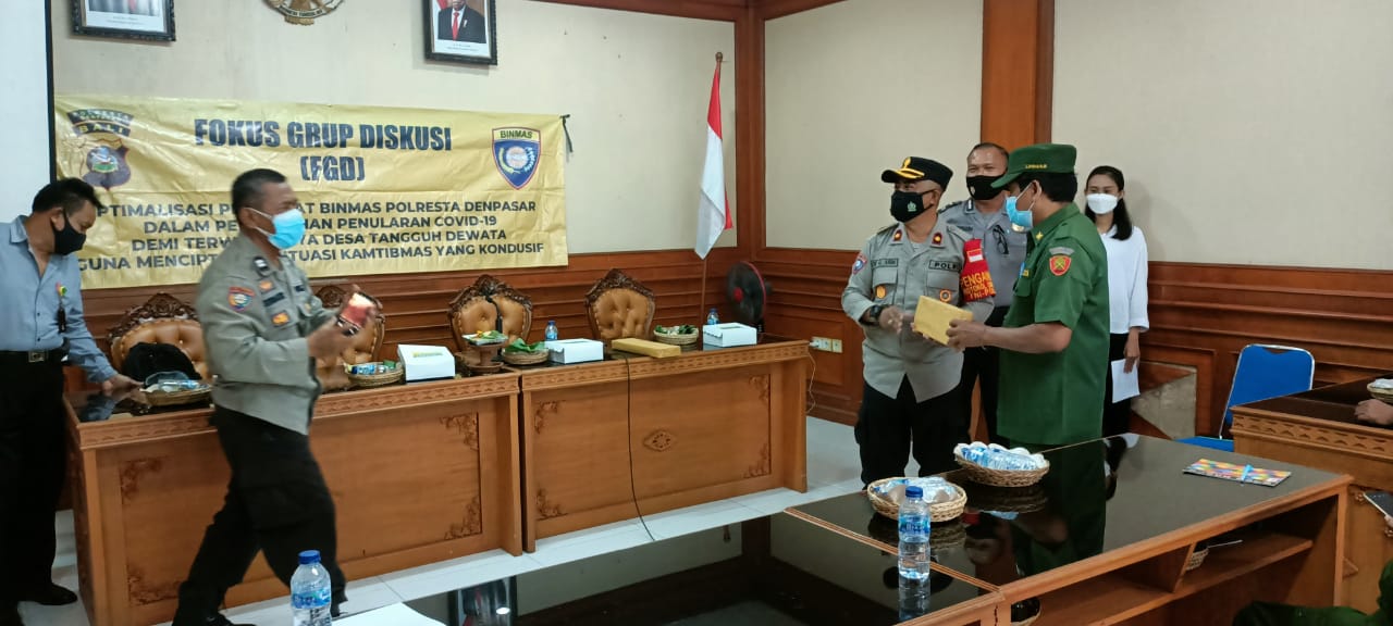 FOKUS GRUP DISKUSI POLRESTA DENPASAR DI DESA SANUR KAUH