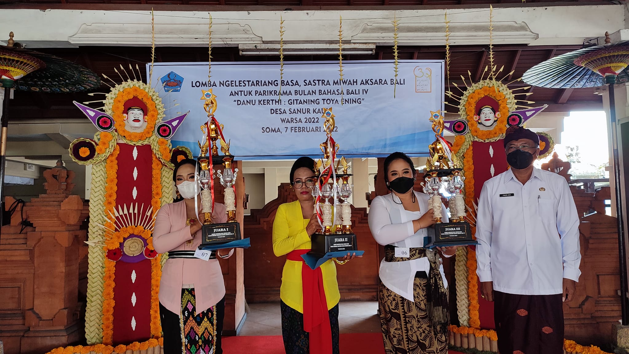 Pelaksanaan Kegiatan Bulan Bahasa Bali Desa Sanur Kauh