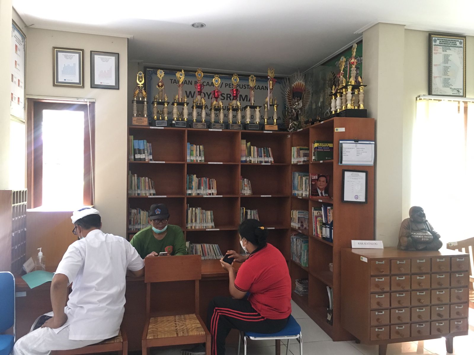 Perpustakaan Widya Srama Desa Sanur Kauh