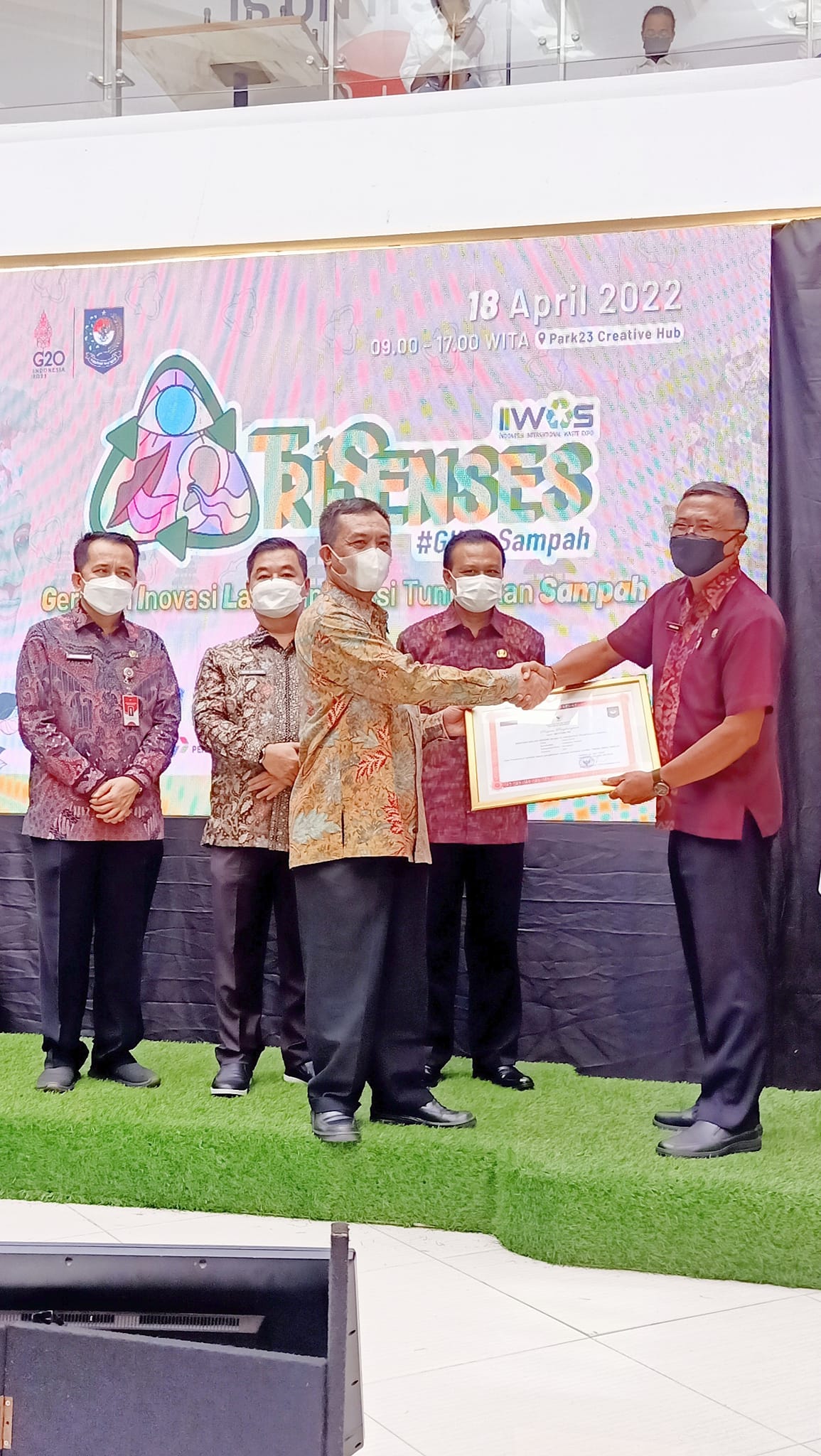 Desa Sanur Kauh Meraih Penghargaan Desa Zero Waste Dari Kemendagri 